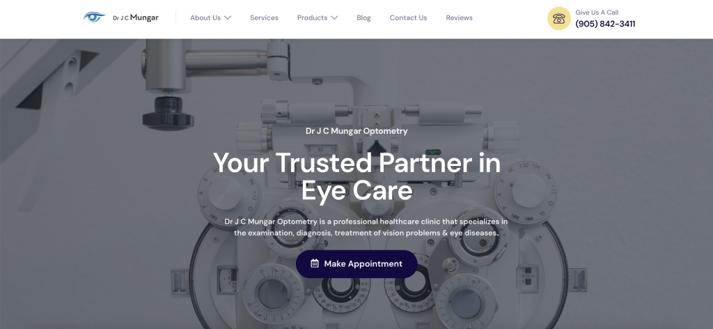home page